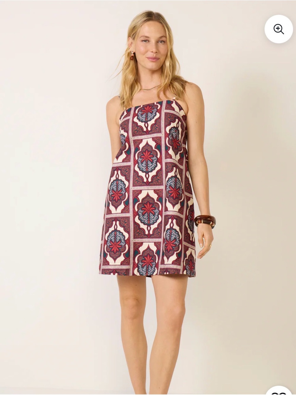 Evereve Piper Tropical Print Mini Dress - Medium NWT Retails for $118